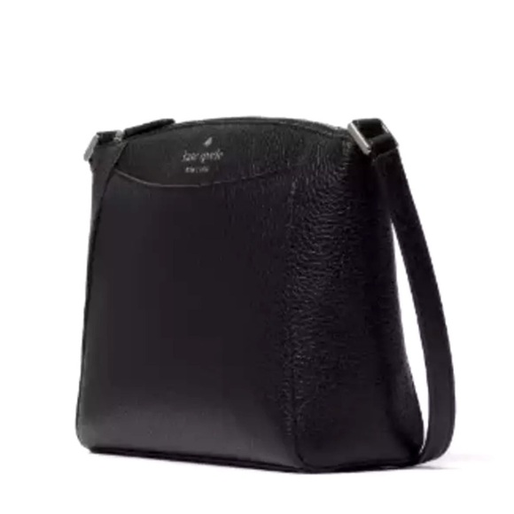 Kate Spade Monica Crossbody Bag - Black Pebbled Leather - NWT - Retail $279.00 - Picture 2 of 6